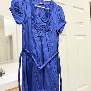 Elegant Blue Women's Dress